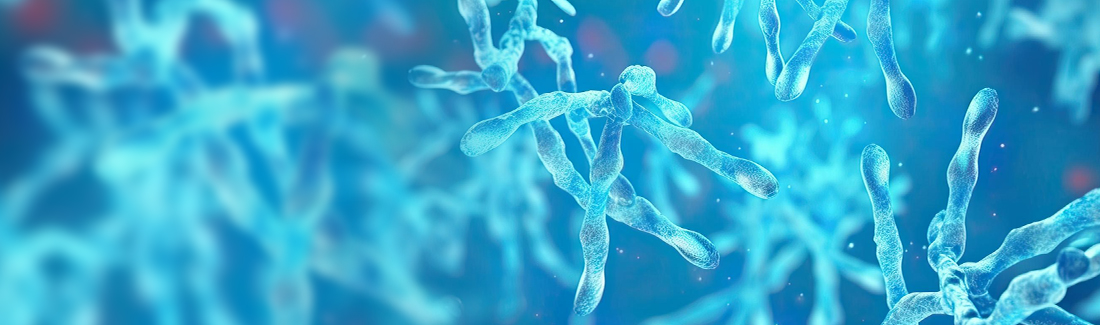3D illustration of blue rod-shaped membrane protein structures, high-purity membrane protein case study banner